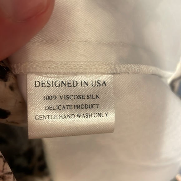 Kyle x Shahida silk snake print swing jacket S - Picture 7 of 10